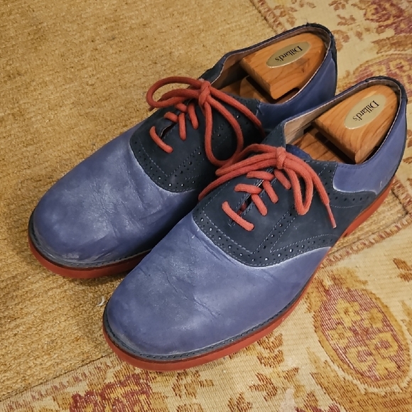 UGG Navy and Burgundy Oxfords main image 4